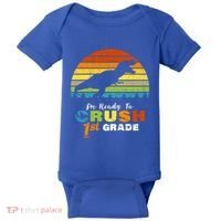 Dinosaur First Grade Im Ready To Crush 1St Grade Gift Baby Bodysuit thumb 0