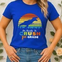 Dinosaur First Grade Im Ready To Crush 1St Grade Gift Women's T-Shirt thumb 2
