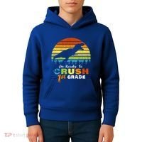 Dinosaur First Grade Im Ready To Crush 1St Grade Gift Kids Hoodie thumb 4