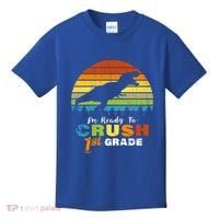 Dinosaur First Grade Im Ready To Crush 1St Grade Gift Kids T-Shirt thumb 0