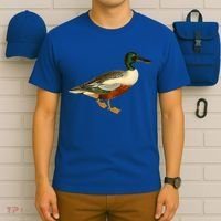 Duck Funny Gift Cute Shoveler Duck Vintage Duck Graphic Gift T-Shirt thumb 6