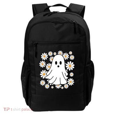 Daisy Floral Ghost Cute Halloween Backpack