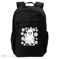Daisy Floral Ghost Cute Halloween Backpack thumb 0