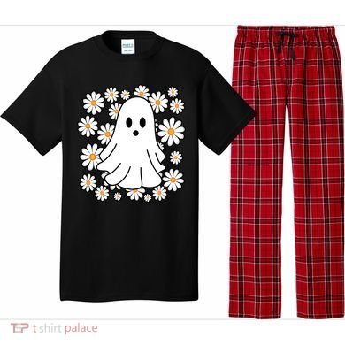 Daisy Floral Ghost Cute Halloween Pajama Set
