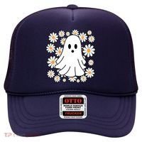 Daisy Floral Ghost Cute Halloween Hat thumb 0