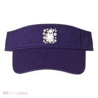 Daisy Floral Ghost Cute Halloween Visor thumb 0