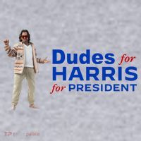 Dudes For Harris For President Women's Sweatshirt thumb 2