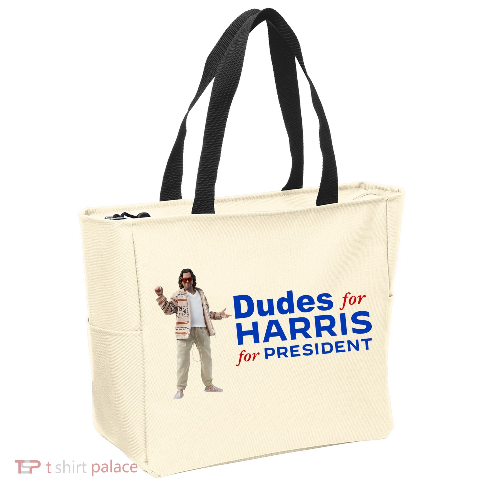 Dudes For Harris For President Tote Bag