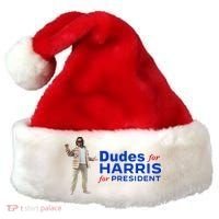 Dudes For Harris For President Santa Hat thumb 0