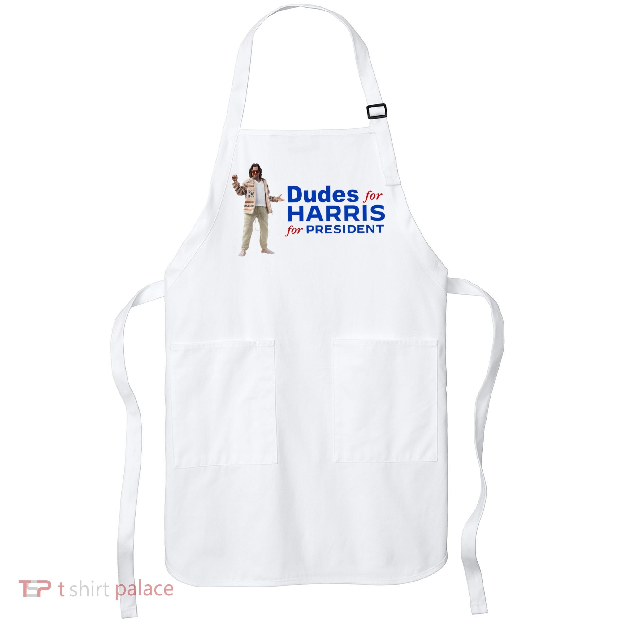 Dudes For Harris For President Apron