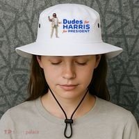Dudes For Harris For President Bucket Hat thumb 3
