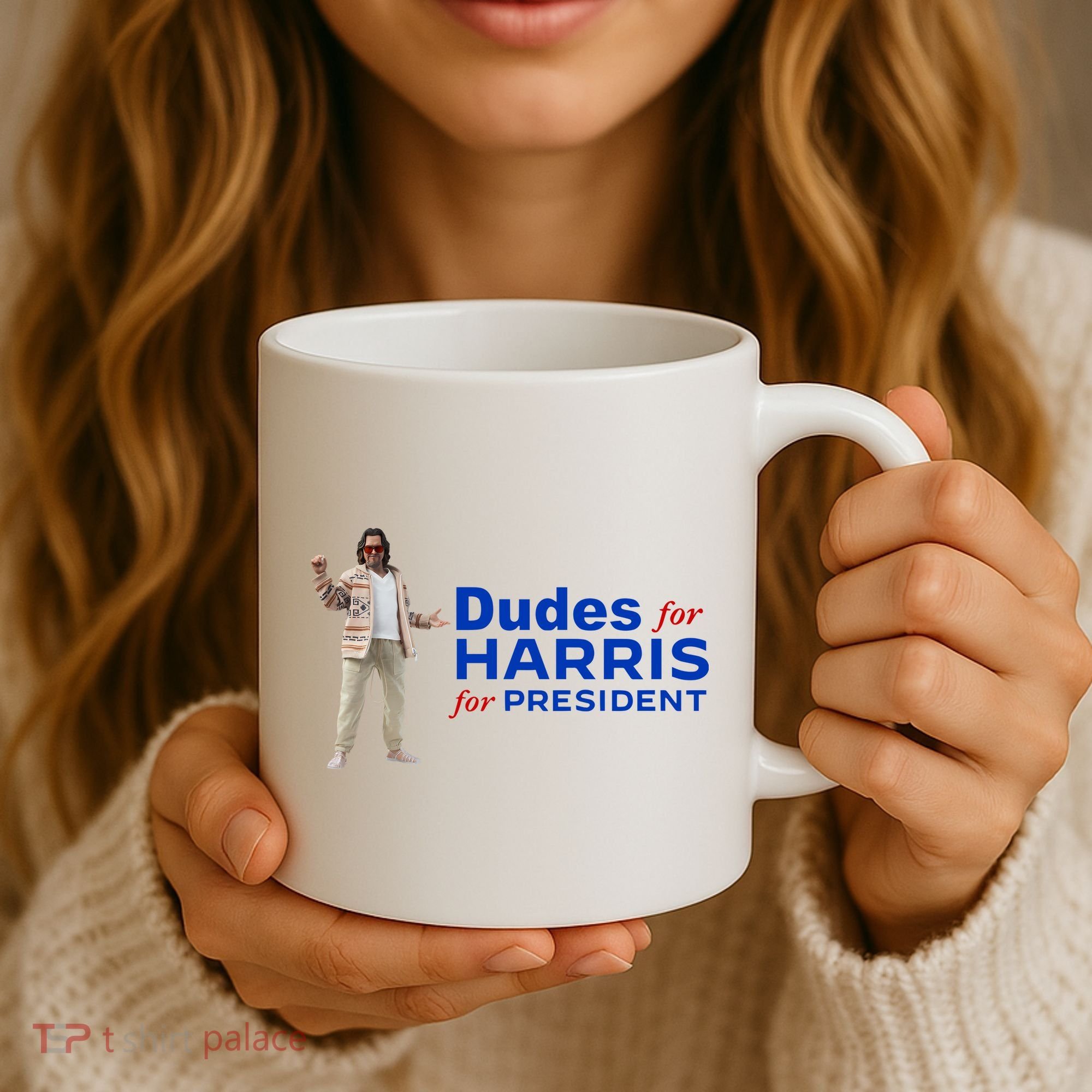 Dudes For Harris For President Coffee Mug