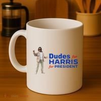 Dudes For Harris For President Coffee Mug thumb 4