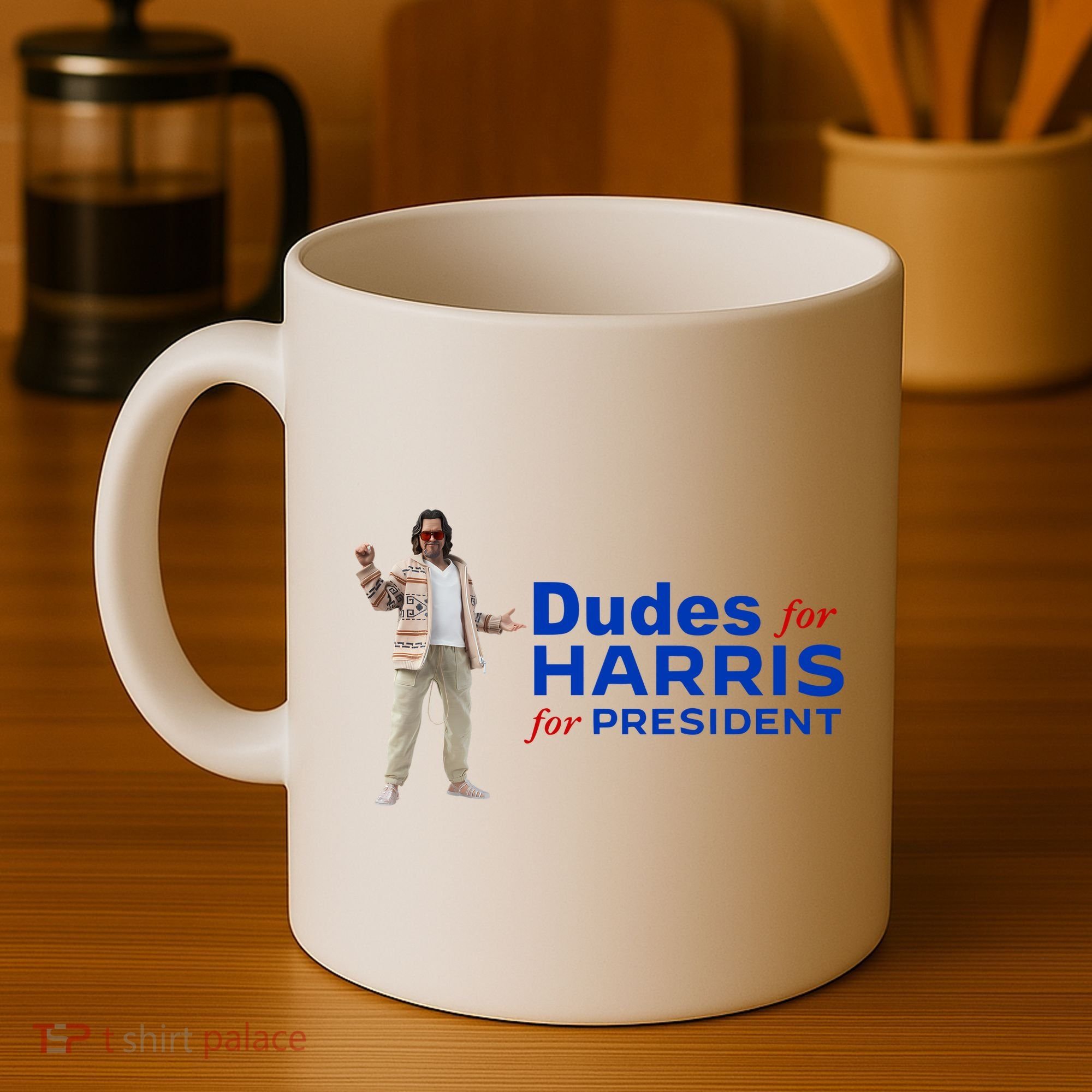 Dudes For Harris For President Coffee Mug
