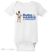 Dudes For Harris For President Baby Bodysuit thumb 0
