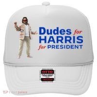 Dudes For Harris For President Hat thumb 0