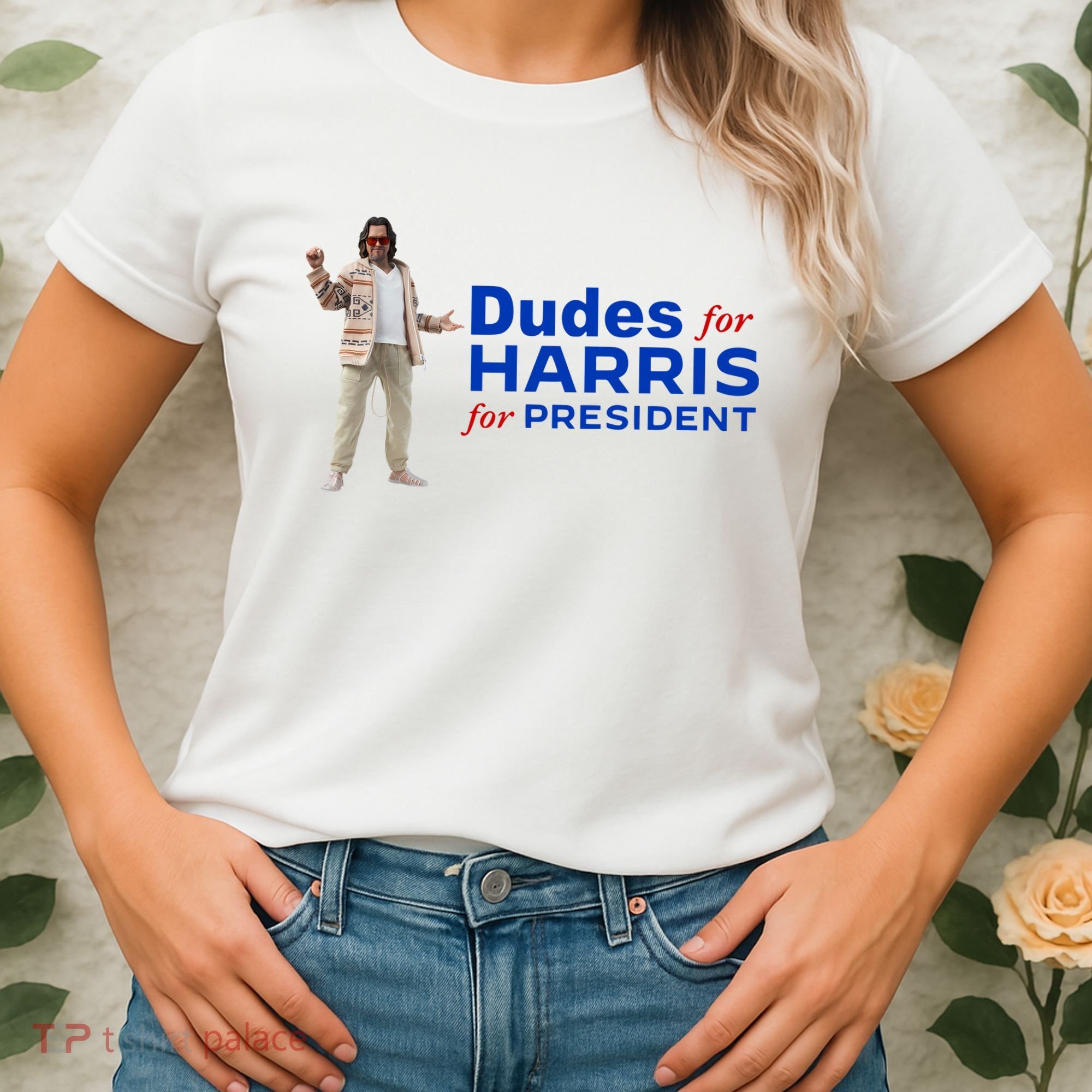 Dudes For Harris For President Women's T-Shirt