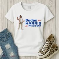 Dudes For Harris For President Women's T-Shirt thumb 3
