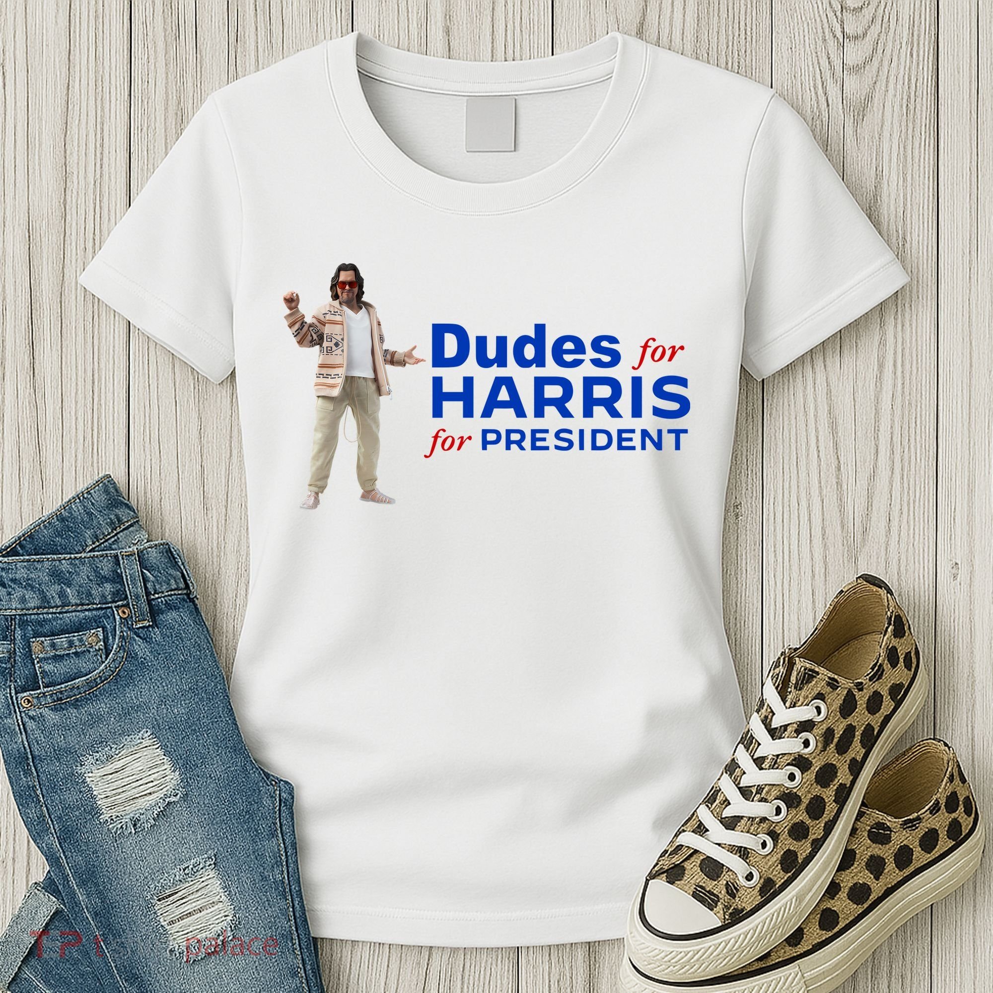 Dudes For Harris For President Women's T-Shirt