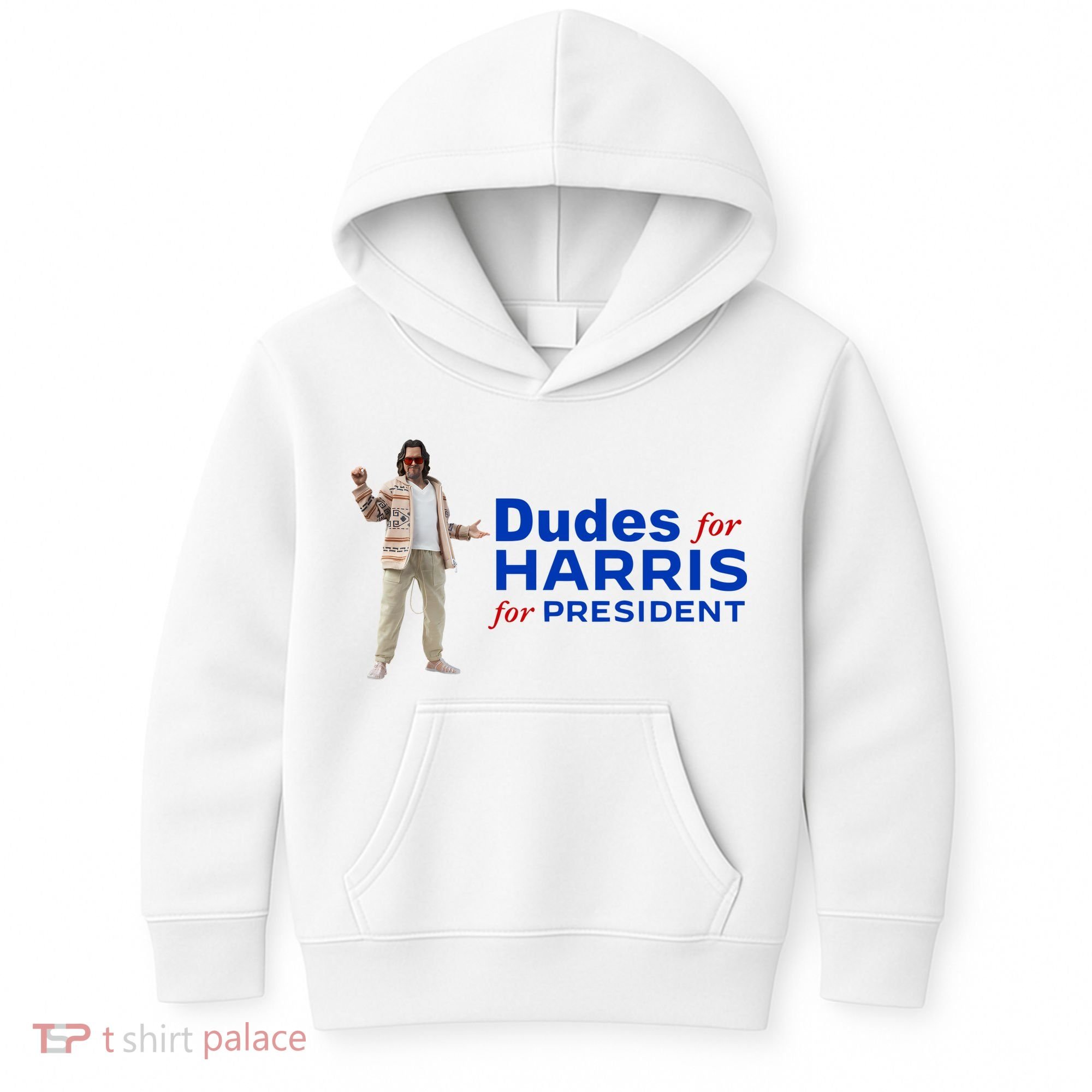 Dudes For Harris For President Kids Hoodie