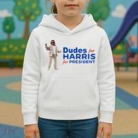 Dudes For Harris For President Kids Hoodie thumb 3