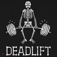 DEADLIFT Funny Halloween Skeleton Weight Lifting Workout Toddler Hoodie thumb 2