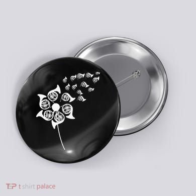 Dandelion French Horn Button