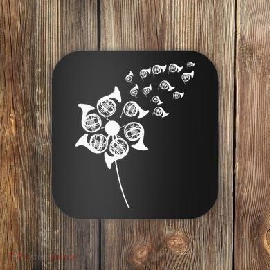 Dandelion French Horn Coaster