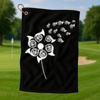 Dandelion French Horn Golf Towel thumb 1