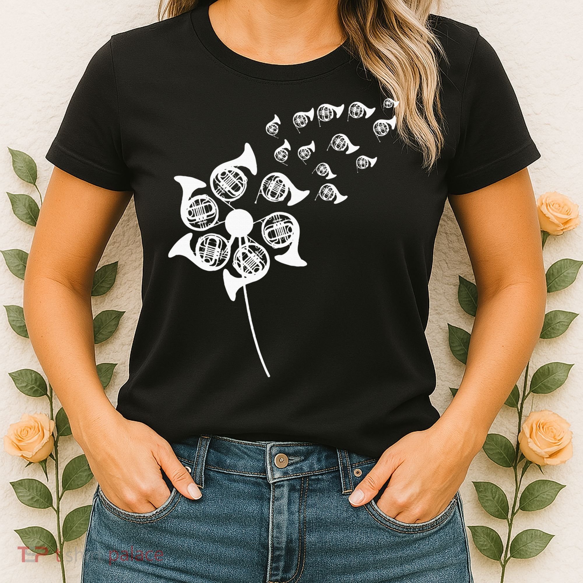 Dandelion French Horn Women's T-Shirt