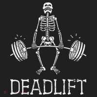 DEADLIFT Funny Halloween Skeleton Weight Lifting Workout Women's Sweatshirt thumb 2