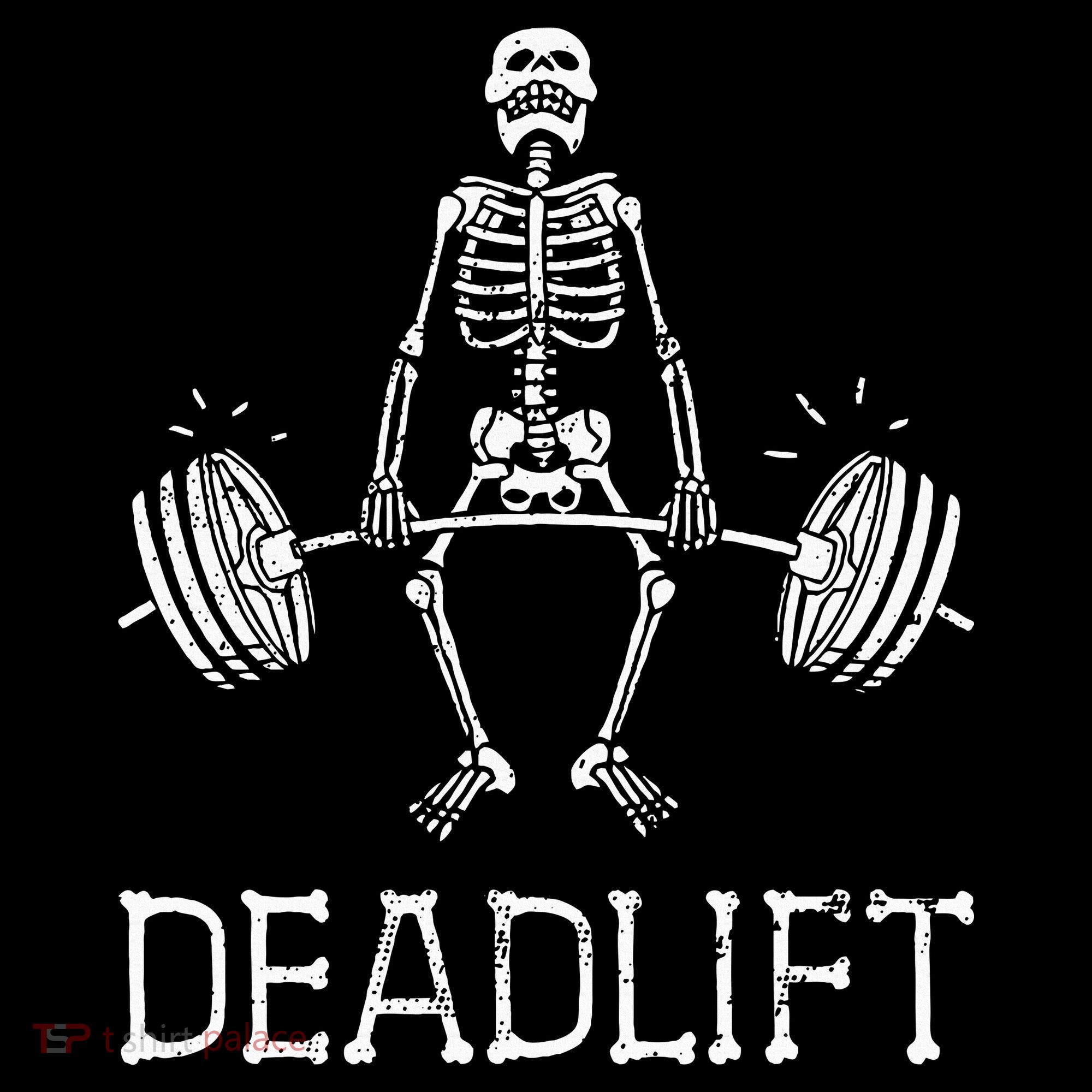 DEADLIFT Funny Halloween Skeleton Weight Lifting Workout Kids Sweatshirt