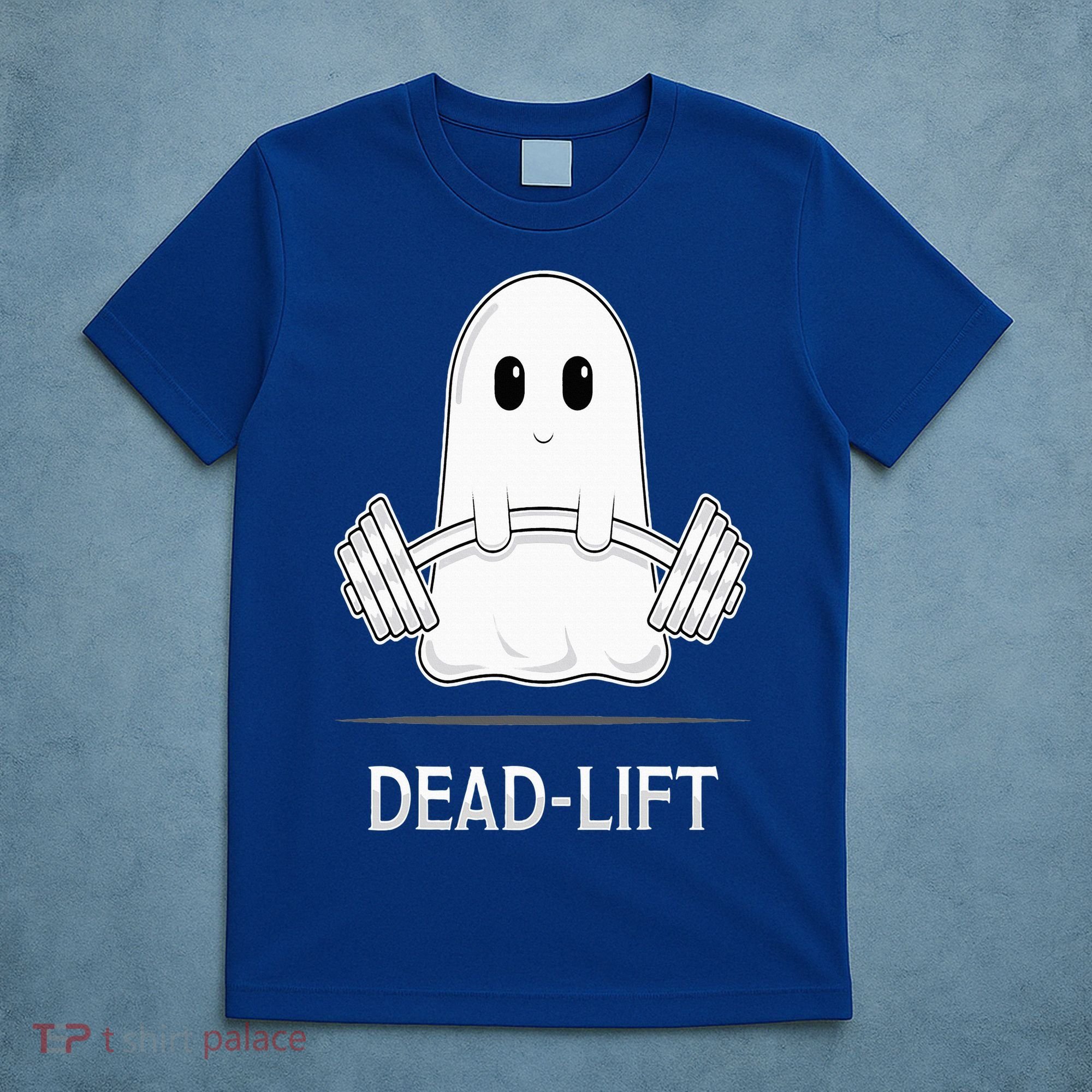 DEADLIFT Funny Halloween Ghost Weight Lifting Workout T-Shirt