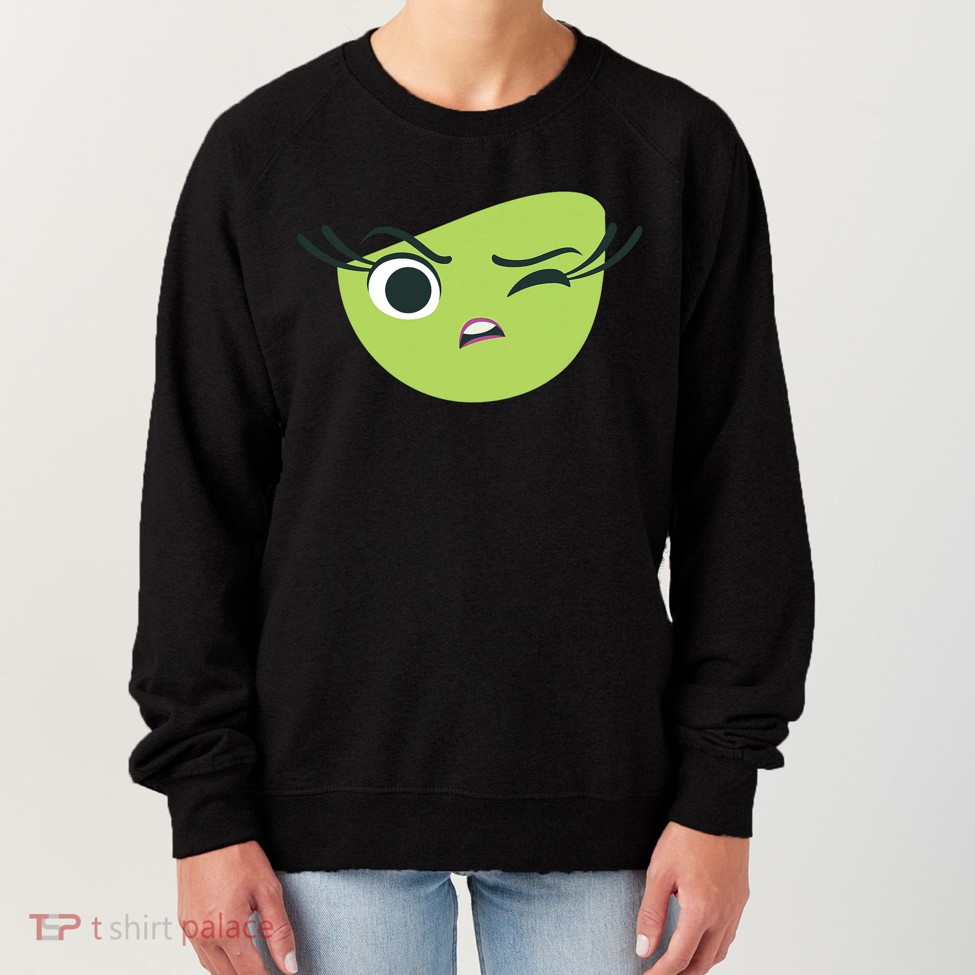Disgust Face Halloween Costume Women's Sweatshirt