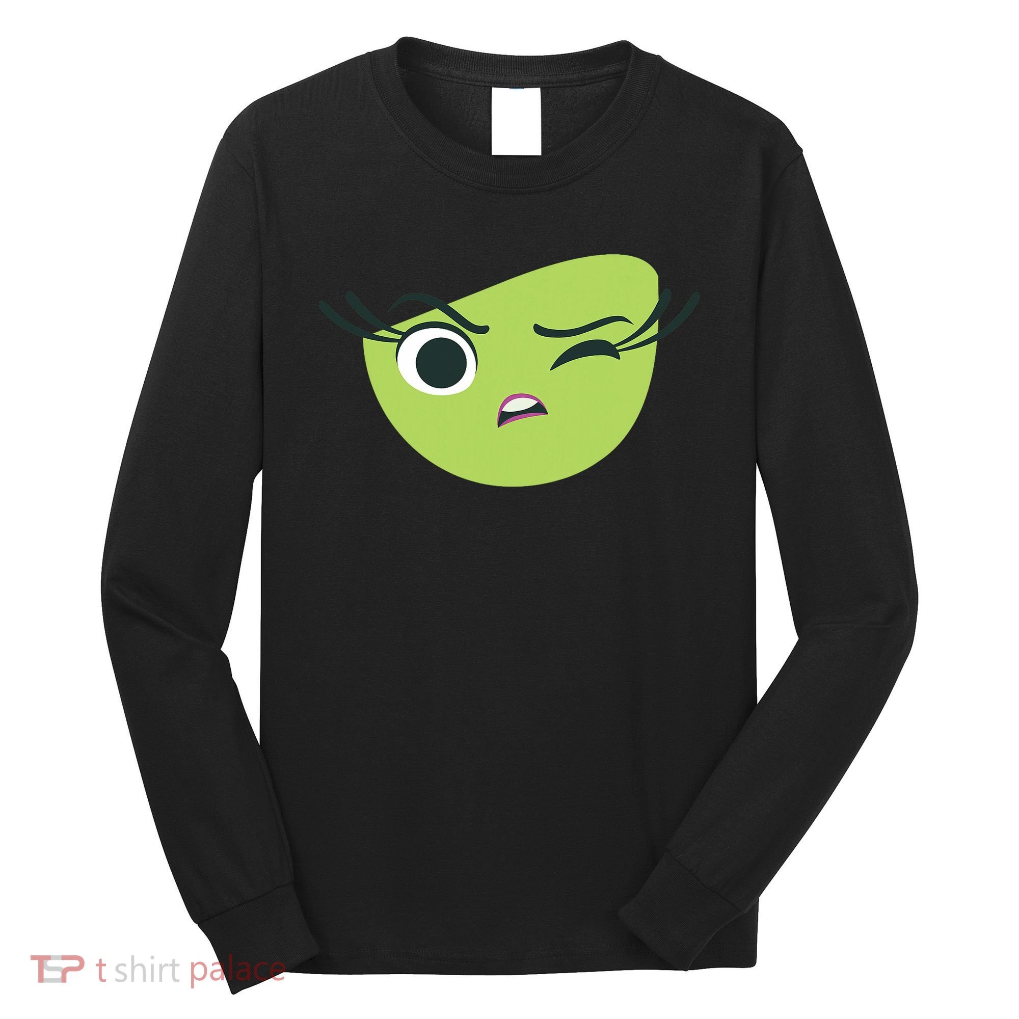 Disgust Face Halloween Costume Long Sleeve Shirt