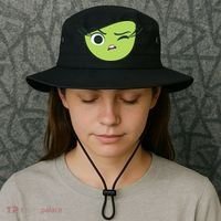 Disgust Face Halloween Costume Bucket Hat thumb 3