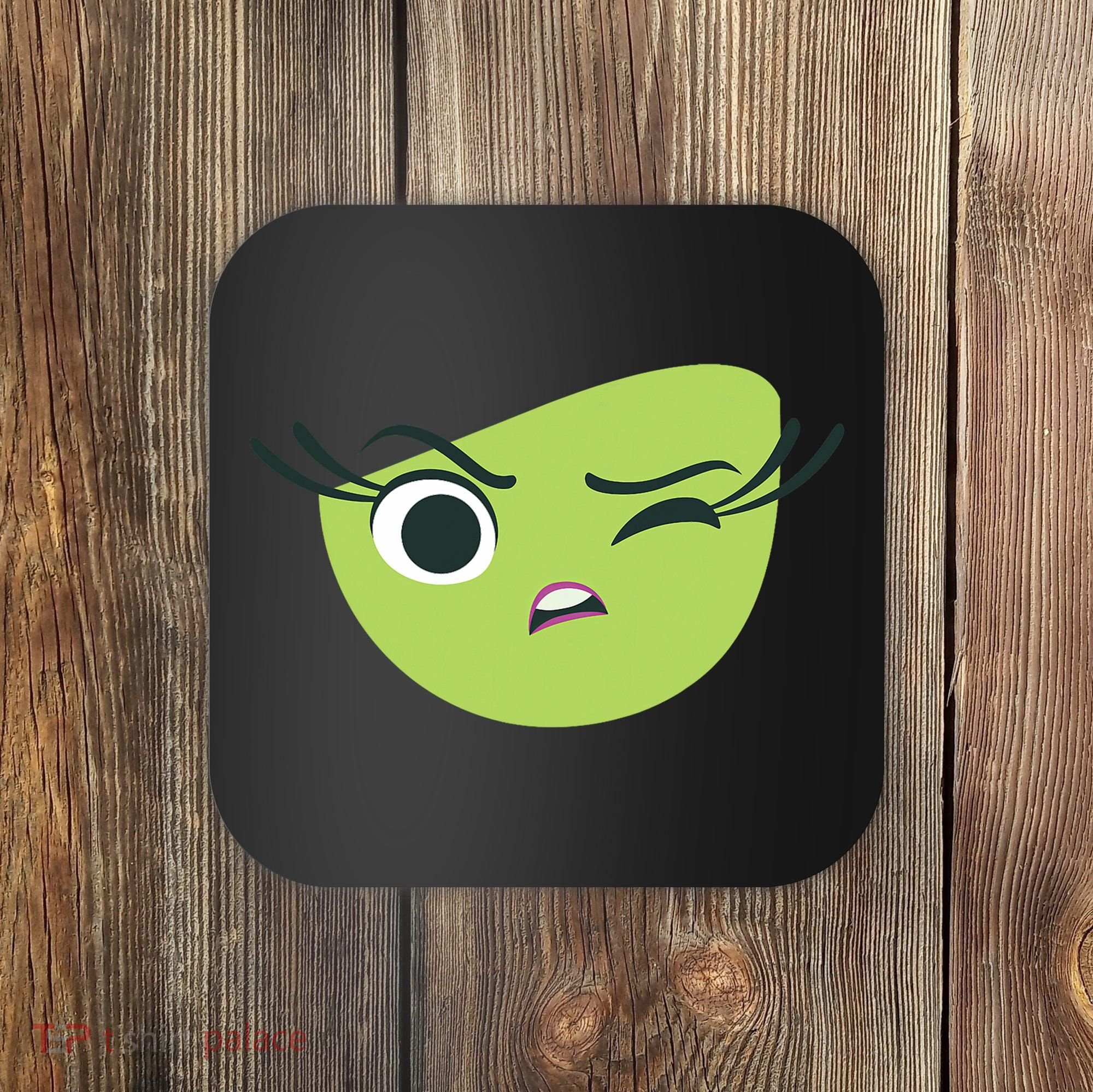 Disgust Face Halloween Costume Coaster