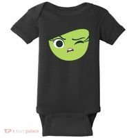 Disgust Face Halloween Costume Baby Bodysuit thumb 0
