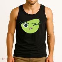 Disgust Face Halloween Costume Tank Top thumb 3