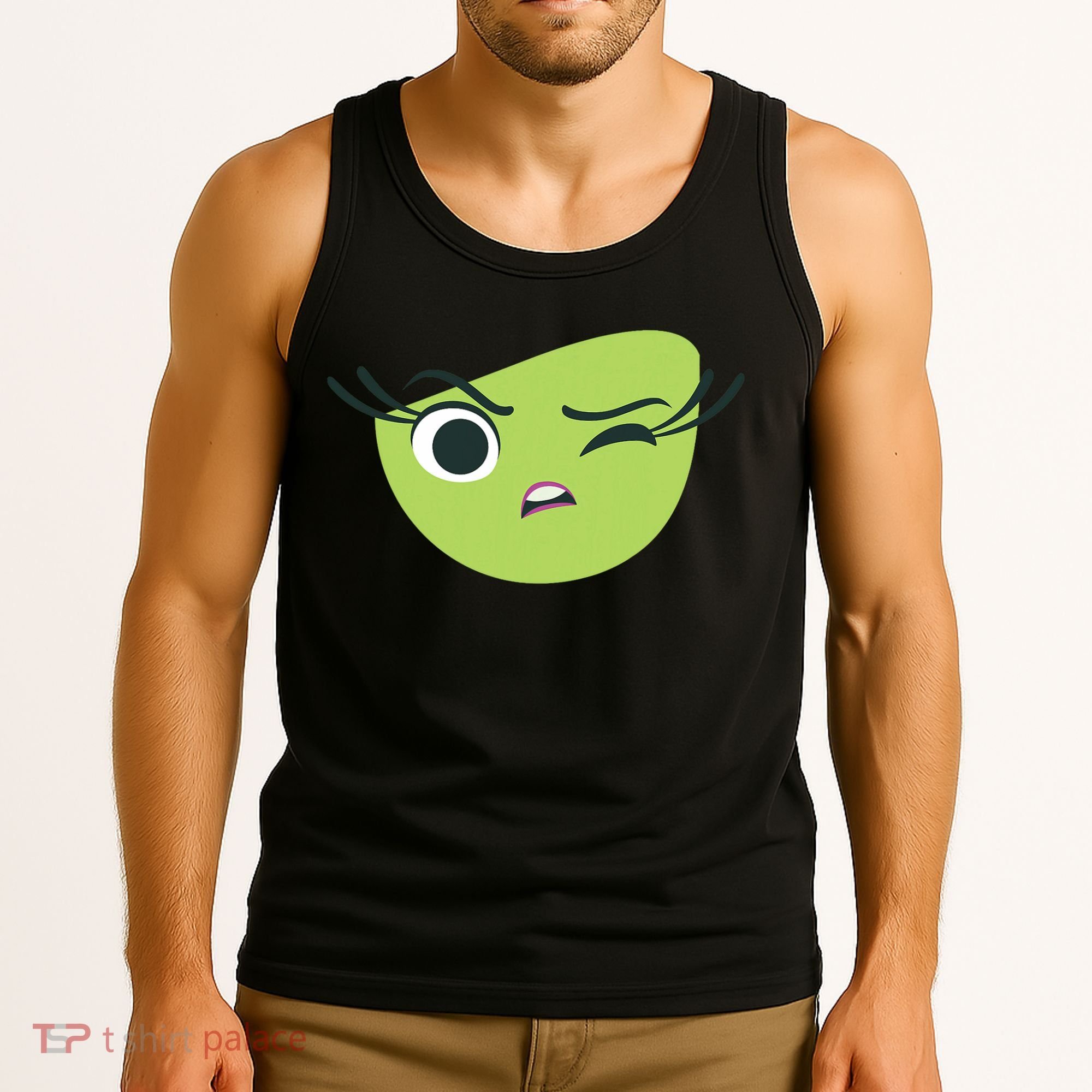 Disgust Face Halloween Costume Tank Top