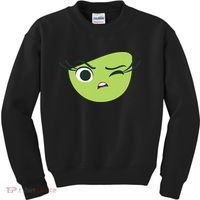 Disgust Face Halloween Costume Kids Sweatshirt thumb 0