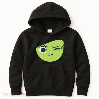 Disgust Face Halloween Costume Kids Hoodie