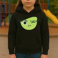 Disgust Face Halloween Costume Kids Hoodie thumb 3