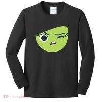 Disgust Face Halloween Costume Kids Long Sleeve Shirt thumb 0