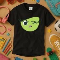 Disgust Face Halloween Costume Kids T-Shirt thumb 3