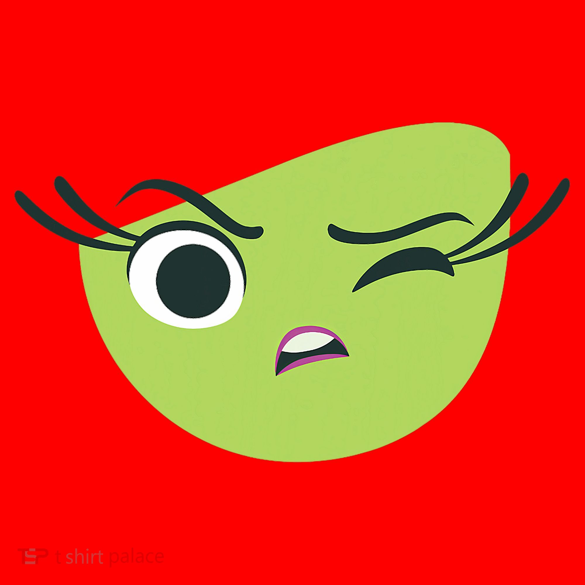 Disgust Face Halloween Costume Santa Hat