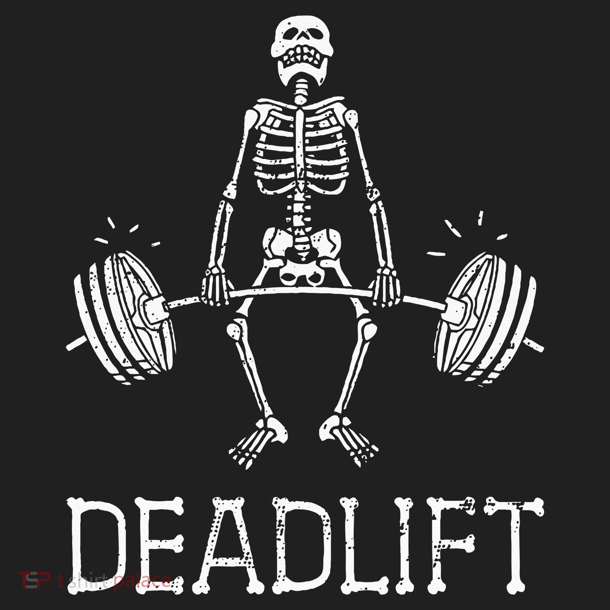 DEADLIFT Funny Halloween Skeleton Weight Lifting Workout Beanie