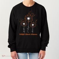 Dandelion Faith Hope Love Ms Multiple Sclerosis Awareness Women's Sweatshirt thumb 0