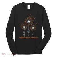 Dandelion Faith Hope Love Ms Multiple Sclerosis Awareness Long Sleeve Shirt thumb 0