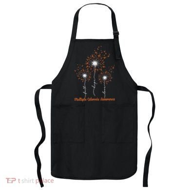 Dandelion Faith Hope Love Ms Multiple Sclerosis Awareness Apron